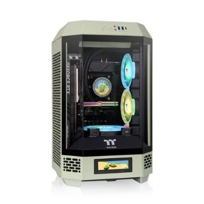 Slika Thermaltake The Tower 250 Matcha Green Mini Tower Chassis
