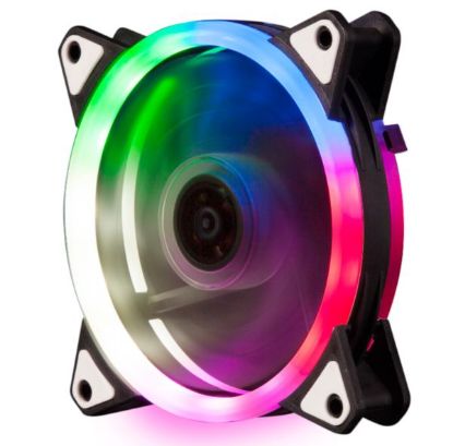 Slika NaviaTec PC Case Fan 120mm, Colorful LED