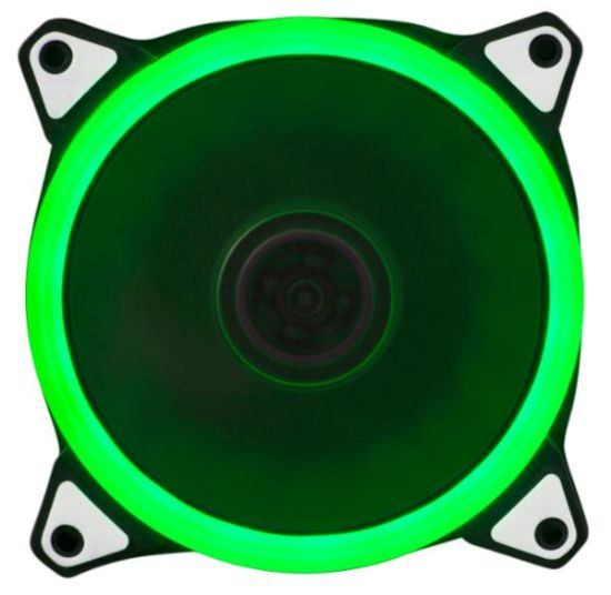 Slika NaviaTec PC Case Fan 120mm, Green LED