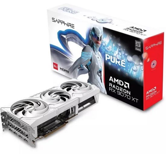 Slika AMD Radeon RX 9070XT 16GB 256-bit Sapphire Pure Gaming OC