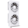 Slika AMD Radeon RX 9060 XT 8GB GDDR6 128-bit XFX White Gaming OC, 2x DP, HDMI