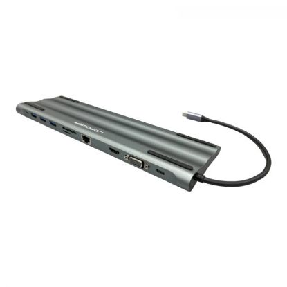 Slika LC-Power LC-HUB-C-MULTI-8 11u1, HDMI, VGA, SD, RJ45, U3