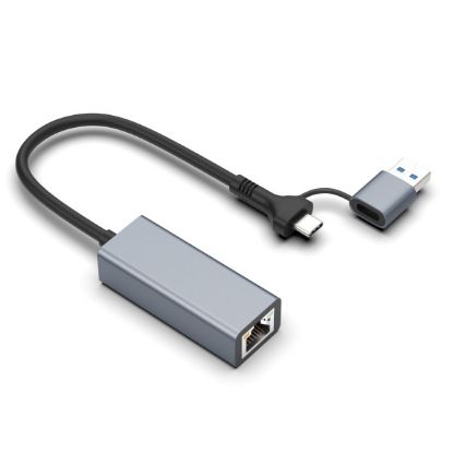 Slika Asonic 2u1 USB 3.0 A/C to 10/100/1000 Ethernet LAN