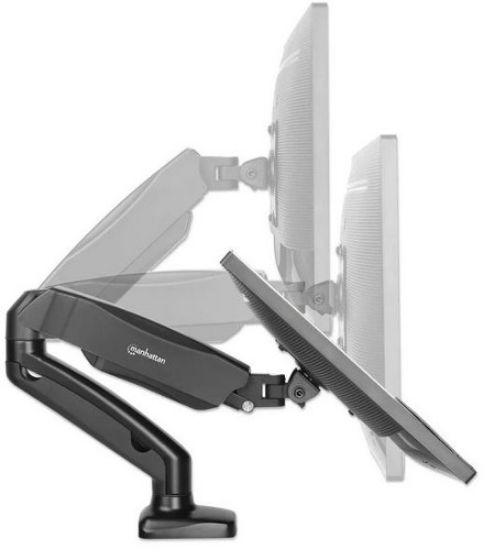 Slika Manhattan nosač stolni monitor17"-32", do 9kg, crni