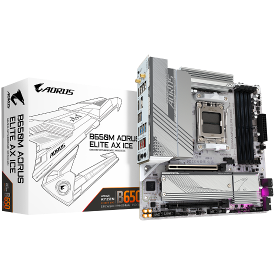 Slika Gigabyte B650M A ELITE AX ICE
