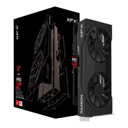 Slika AMD Radeon RX 9060 8GB GDDR6 128-bit XFX SWIFT Gaming Edition, HDMI 2xDP, AMD RDNA 4
