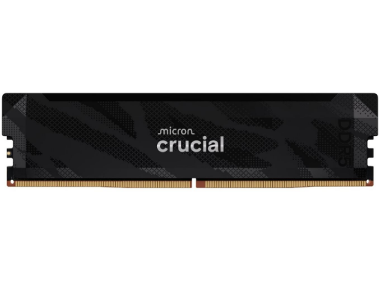 Slika DIMM DDR5 16 GB 6400 MHz Crucial Pro OC CL32 UDIMM Black, CP16G64C32U5B