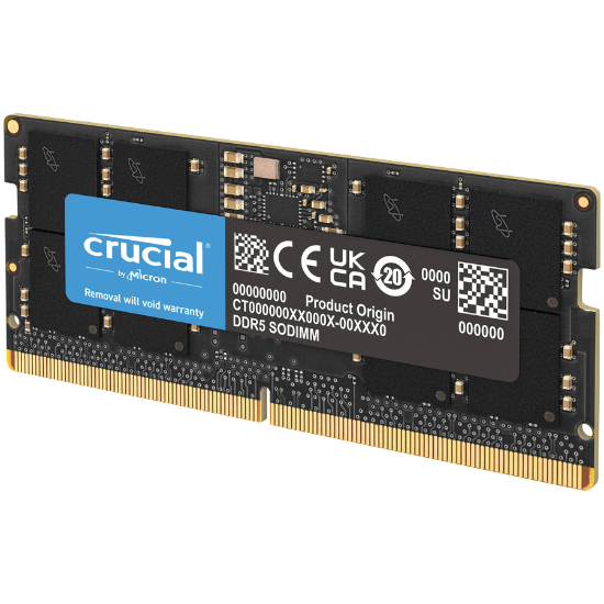 Slika SODIMM DDR5 16 GB 5600 MHz Crucial CL46 (16Gbit), CT24G56C46S5