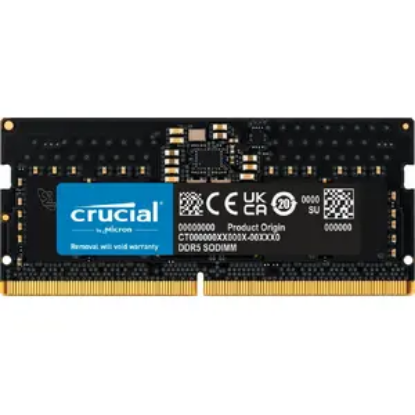Slika SODIMM DDR5  8 GB 5600 MHz Crucial CL46 (16Gbit) Tray, CT8G56C46S5T