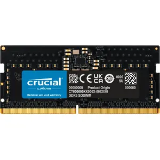 Slika SODIMM DDR5  8 GB 5600 MHz Crucial CL46 (16Gbit) Tray, CT8G56C46S5T