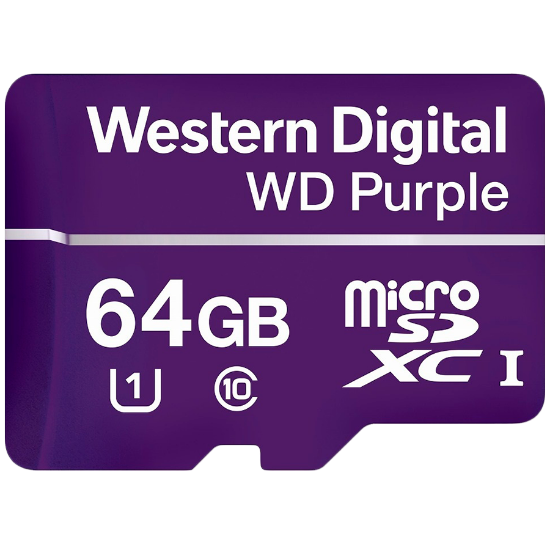 Slika Secure Digital card Micro  64 GB Western Digital Purple