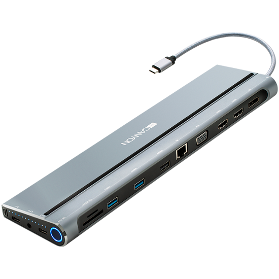 Slika Canyon DS-9 Multiport Docking Station with 14 ports