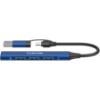 Slika USB Hub 3.0 4-port Canyon DS-02 4 in 1 HUB, USB-A/C, Blue