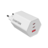 Slika USB punjač zidni CANYON HEXAGON 65 65W 2xPD 1xQC EU White