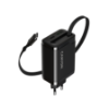 Slika USB punjač zidni CANYON OnCharge 65RC Build-In Cable USB-C 65W Black