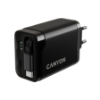 Slika USB punjač zidni CANYON OnCharge 65RC Build-In Cable USB-C 65W Black