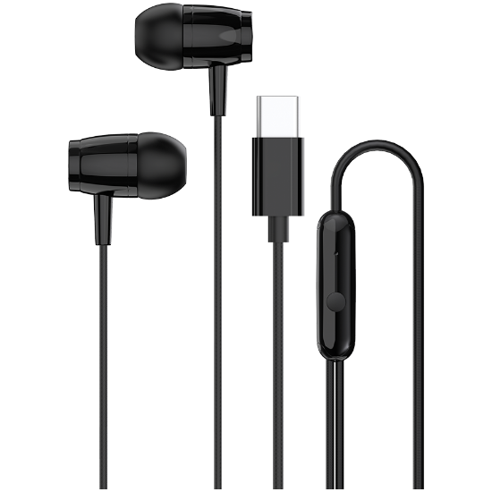 Slika CANYON headphones SEP-5 TYPE-C Black