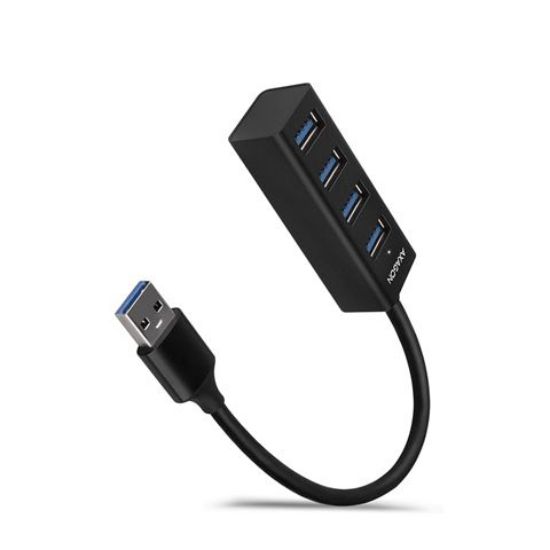Slika USB Hub 3.2 4-port Axagon HUE-M1A Mini, USB-A cable, 20cm