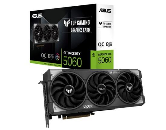 Slika GeForce RTX 5060 8GB GDDR7 128-bit ASUS TUF-RTX5060-O8G-GAMING
