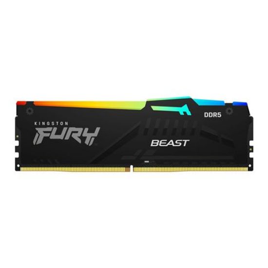 Slika DIMM DDR5 16 GB 6000 MHz Kingston Fury Beast RGB, KF560C30BBEA-16