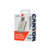 Slika Power bank CANYON magnetic OnPower 511 PD20W, 10000mAh, Aluminium Star Sivi
