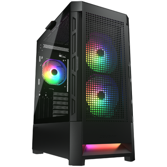 Slika COUGAR Case Airface RGB Black PC Case Mid Tower