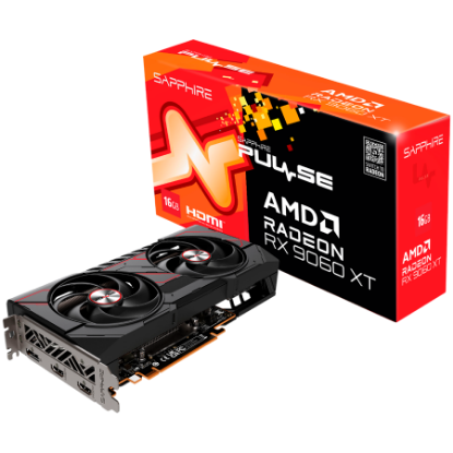 Slika AMD Radeon RX 9060 XT 16GB 128-bit GDDR6 SAPPHIRE PULSE GAMING OC DUAL HDMI / DP