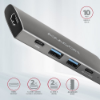 Slika USB Hub 3.2 4-port Axagon HMC-5G2 2xUSB3.2 Gen 2, 2xUSB-C, HDMI