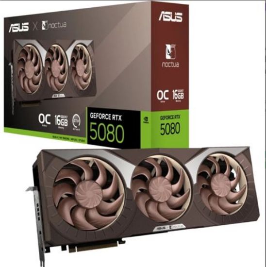 Slika GeForce RTX 5080 256-bit 16GB GDDR7 ASUS RTX5080-O16G-NOCTUA