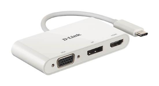Slika USB Hub 3.0 3-port D-Link DUB-V310 3-u-1 USB-C