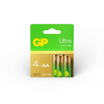 Slika AA (R6) 1,5 V GP LR6-SB4 Ultra Alkaline, 4-pack