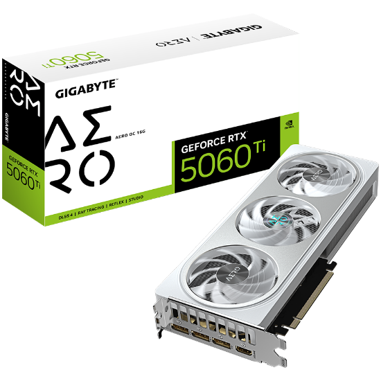 Slika GeForce RTX 5060 Ti 16GB GDDR7 128-bit Gigabyte AERO OC