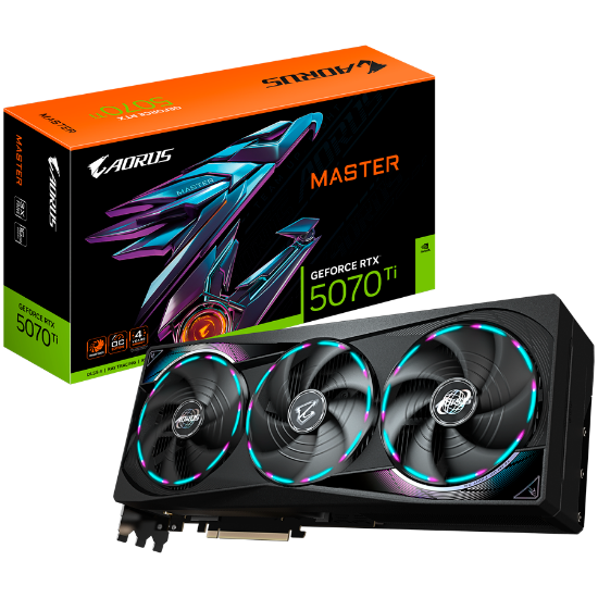 Slika GeForce RTX 5070 Ti 16GB GDDR7 128-bit Gigabyte AORUS MASTER