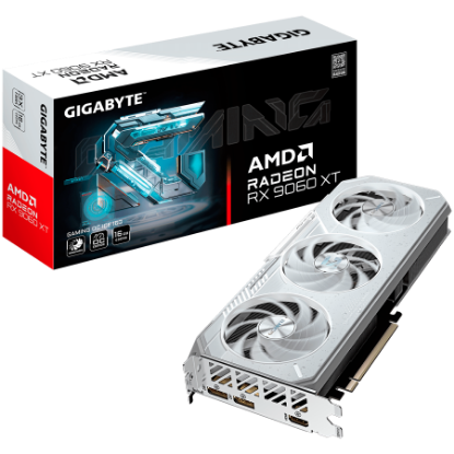 Slika AMD Radeon RX 9060 XT 16GB GDDR7 128-bit Gigabyte GAMING OC ICE